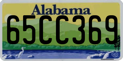 AL license plate 65CC369