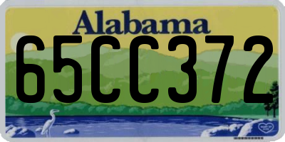 AL license plate 65CC372
