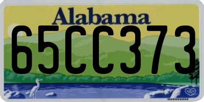 AL license plate 65CC373