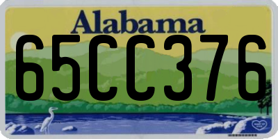 AL license plate 65CC376