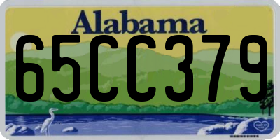 AL license plate 65CC379