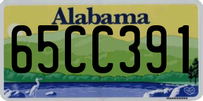 AL license plate 65CC391