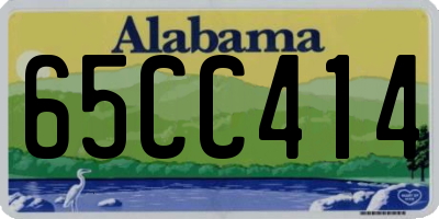 AL license plate 65CC414
