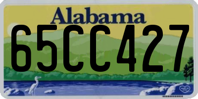 AL license plate 65CC427