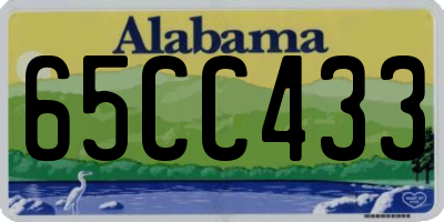 AL license plate 65CC433