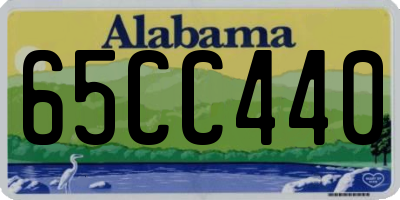 AL license plate 65CC440