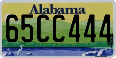 AL license plate 65CC444