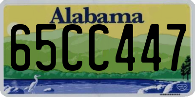 AL license plate 65CC447