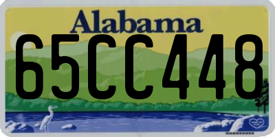 AL license plate 65CC448