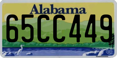 AL license plate 65CC449