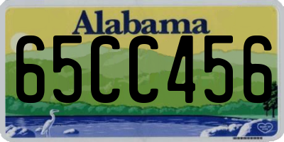 AL license plate 65CC456