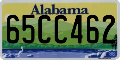 AL license plate 65CC462