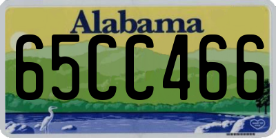 AL license plate 65CC466