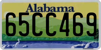 AL license plate 65CC469