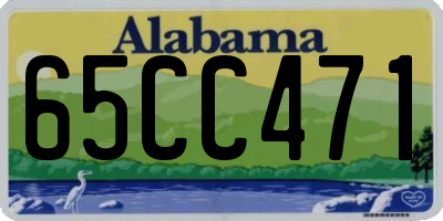 AL license plate 65CC471