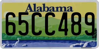 AL license plate 65CC489