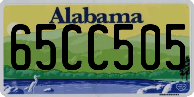 AL license plate 65CC505