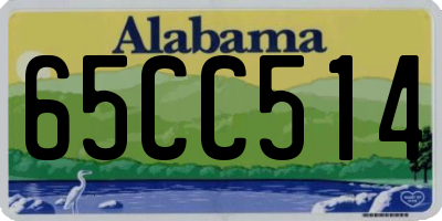 AL license plate 65CC514