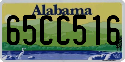 AL license plate 65CC516