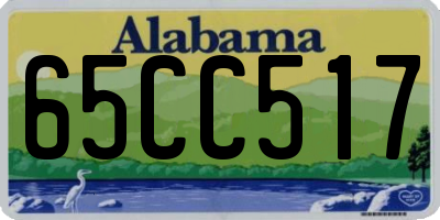 AL license plate 65CC517