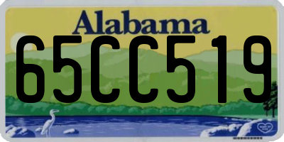 AL license plate 65CC519
