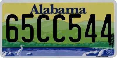 AL license plate 65CC544
