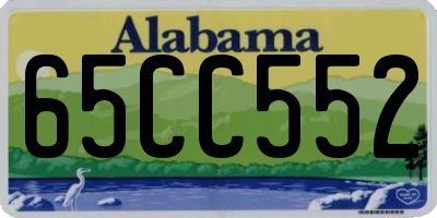 AL license plate 65CC552