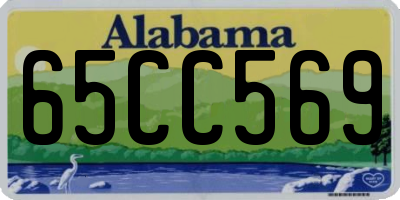 AL license plate 65CC569