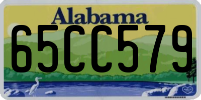 AL license plate 65CC579