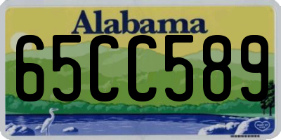 AL license plate 65CC589