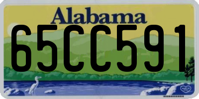 AL license plate 65CC591