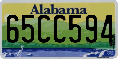 AL license plate 65CC594