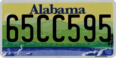 AL license plate 65CC595