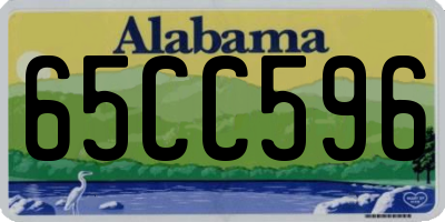 AL license plate 65CC596