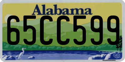 AL license plate 65CC599