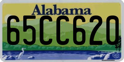 AL license plate 65CC620