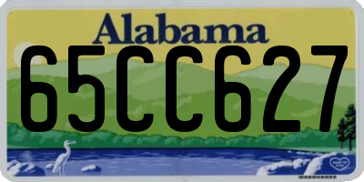 AL license plate 65CC627