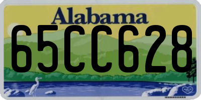 AL license plate 65CC628