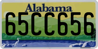AL license plate 65CC656