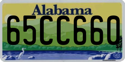 AL license plate 65CC660