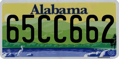 AL license plate 65CC662