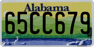 AL license plate 65CC679