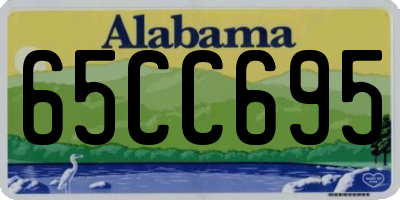 AL license plate 65CC695