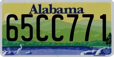 AL license plate 65CC771