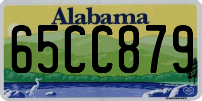 AL license plate 65CC879