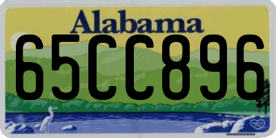 AL license plate 65CC896