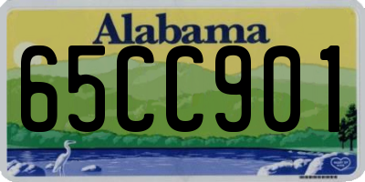 AL license plate 65CC901