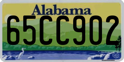 AL license plate 65CC902