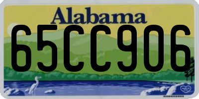 AL license plate 65CC906