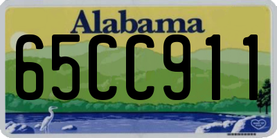 AL license plate 65CC911